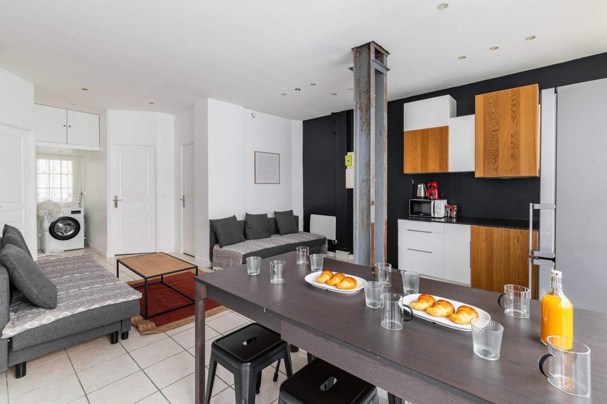 Appartement Familial Proche Des Commerces - 8p - Flat-guest Parijs